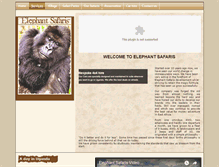 Tablet Screenshot of elephantsafaris.co.ug